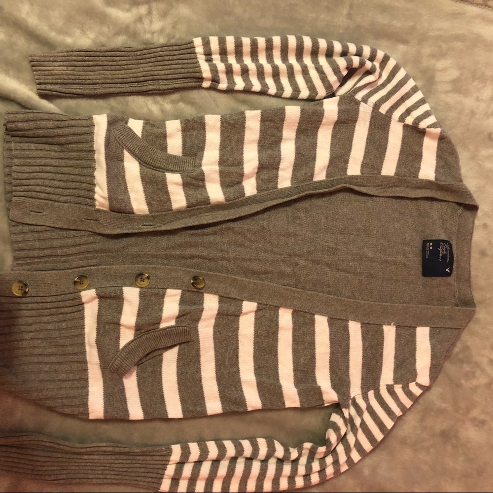 Striped cardigan